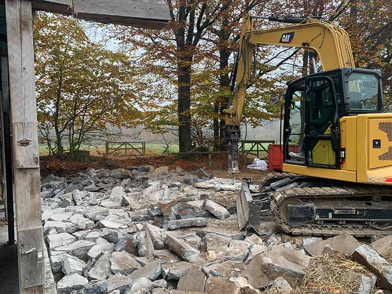 lohnunternehmen gerbitz ahrensburg storman tiefbau baggerarbeiten abrissarbeiten abbruch gebaeude entkernung rueckbau entsorgung