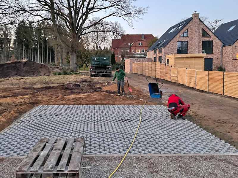 lohnunternehmen gerbitz ahrensburg storman arbeiten landschaftsbau pflasterarbeiten kunststein naturstein verlegung